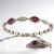 Bracciale in argento con Granato Magenta (Gems en Vogue)