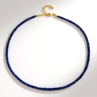 Nepal Kyanite Silver Necklace