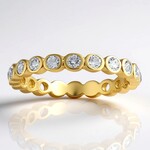 Anello in argento con Topazio Bianco