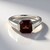 Anello in argento con Zircone Rosa
