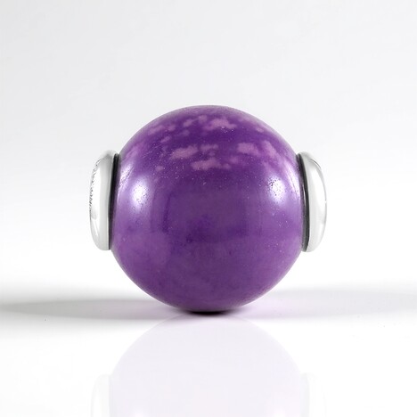 Ciondolo in argento con Fosfosiderite (MONOSONO COLLECTION)