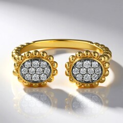 Anello in oro con Diamante SI1 (G) (Annette)