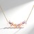 Collier en argent et Perle de culture d’eau douce Keshi pourpre