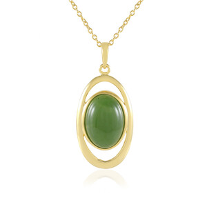 Canadian Jade Silver Necklace