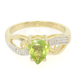 Anillo en oro con Turmalina nigeriana paraiba