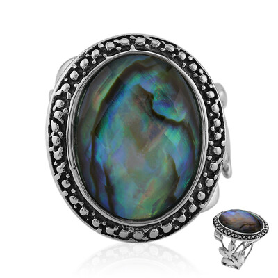 Anello in argento con Quarzo Bianco (Art of Nature)