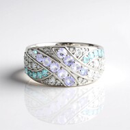 Blue Moonstone Silver Ring (KM by Juwelo)