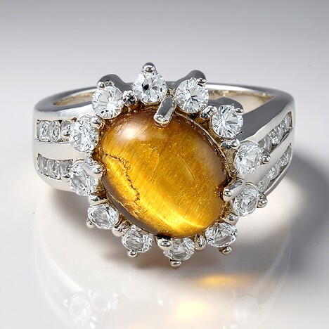 Anello in argento con Occhio di Tigre