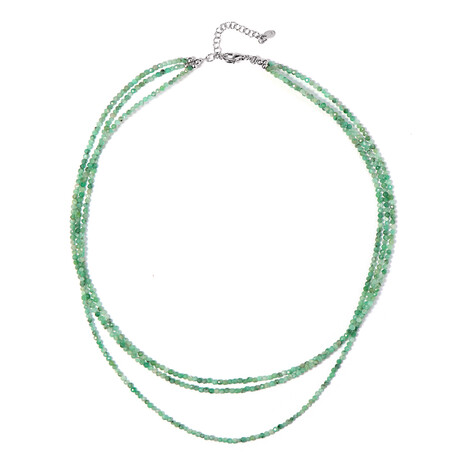 Socoto-Smaragd-Silberhalskette