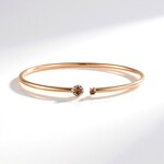 Bracciale in argento con Zircone Rosa