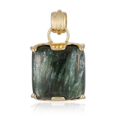 Seraphinit-Silberanhänger (Bali Barong)