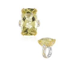 Ouro Verde Quartz Silver Ring (Gems en Vogue)