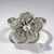 Anello in argento con Topazio Bianco