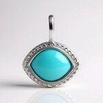 Ciondolo in argento con Amazzonite