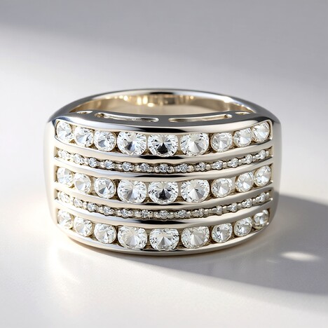 Anello in argento con Zircone