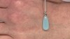 Colgante en plata con Ónix azul (MONOSONO COLLECTION)