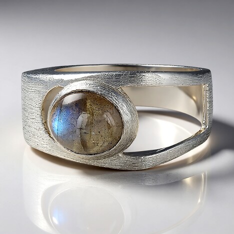 Bague en argent et Labradorite