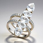 Anello in argento con Danburite