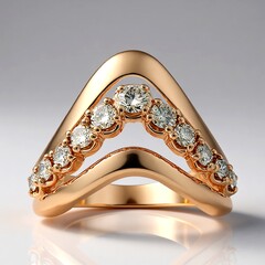 Anello in oro con Diamante Rose de France SI1 di Argyle