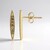 Orecchini in oro con Diamante Champagne I2 (de Melo Gold)