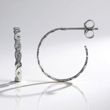 Boucles d'oreilles en argent