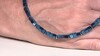 Collar en plata con Hematita azul
