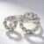 Anello in argento con Zaffiro Bianco