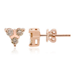 Orecchini in oro con Diamante Rose de France SI1 di Argyle