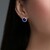 Boucles d'oreilles en or et Tanzanite AAA (CIRARI)