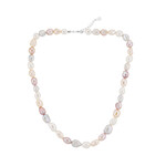 Collana in argento con Perla di Acqua Dolce (TPC)