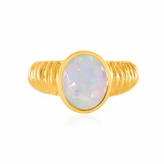 Anillo en plata con Ópalo de Welo (de Melo Essence)