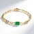 Bracciale in oro con Smeraldo Zambia AAA (CIRARI)