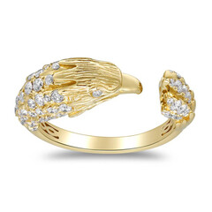 Anello in oro con Diamante SI1 (H) (CIRARI)
