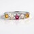 Anello in argento con Topazio Rosa