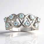 Anello in argento con Ambligonite