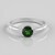 Anello in argento con Diopside Russo