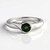 Anello in argento con Diopside Russo