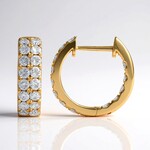 Orecchini in oro con Diamante SI2 (H) (CIRARI)