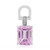 Ciondolo in argento con Kunzite (Pallanova)