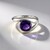 Anello in argento con Ametista