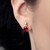 Orecchini in argento con Rubino Bemainty