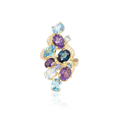 Bague en argent et Améthyste (Dallas Prince Designs)