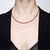 Collar en plata con Granate de Mozambique