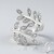 Anello in argento con Topazio Bianco