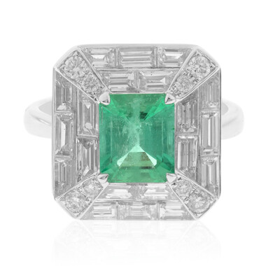Anello in oro con Smeraldo Colombiano (CIRARI)