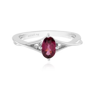 Anillo en plata con Rodolita Naktamunda