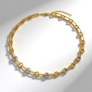 Collier en argent et Zircon (Adela Silber)