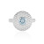 Sky Blue Topaz Silver Ring (MONOSONO COLLECTION)