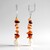 Mexican Fire Opal Silver Earrings (Riya)