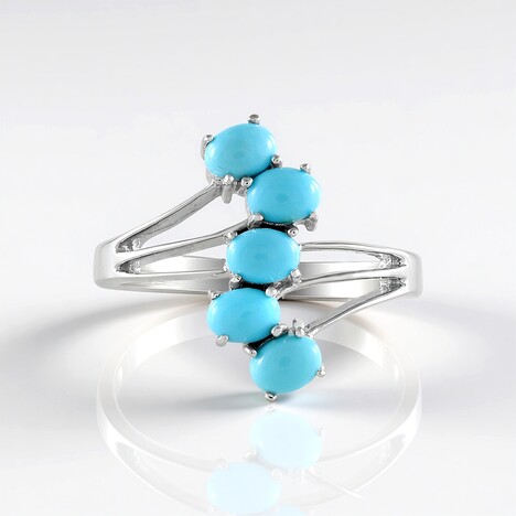 Anello in argento con Turchese Sleeping Beauty (Faszination Türkis)